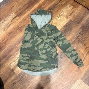 Camouflage Green Hoodie Sweatshirt